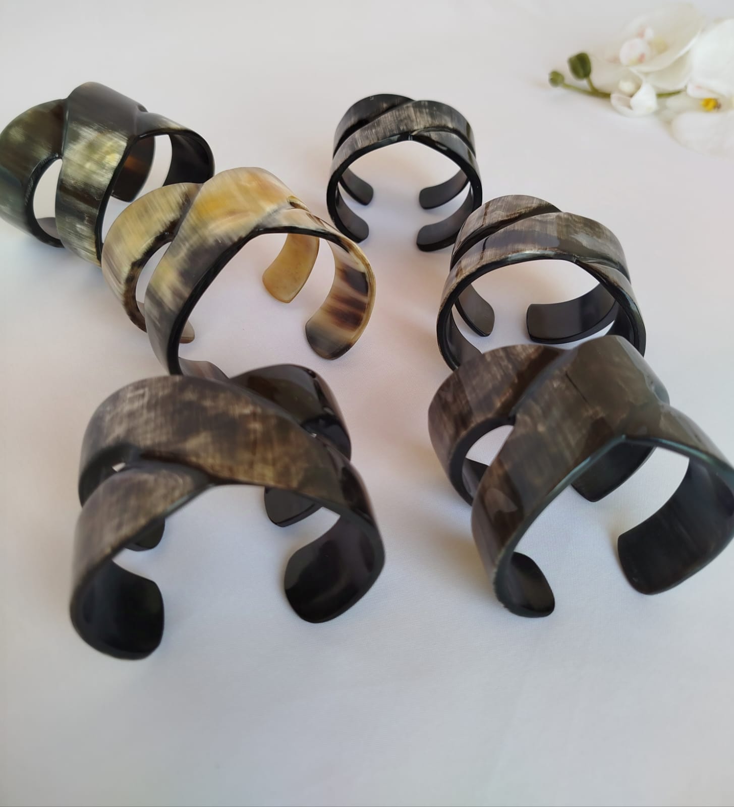 Bracelet coisé en corne de Zébu-Artisanat (5)