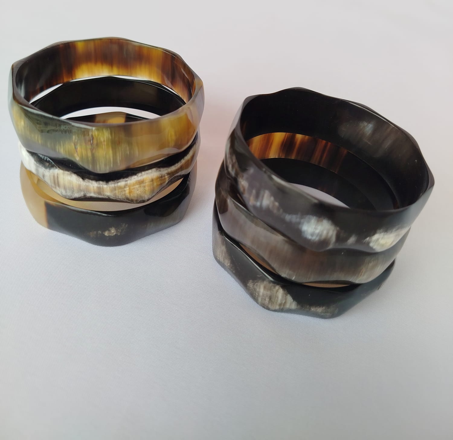 Bracelet en facette en corne de Zébu-Artisanat (3)