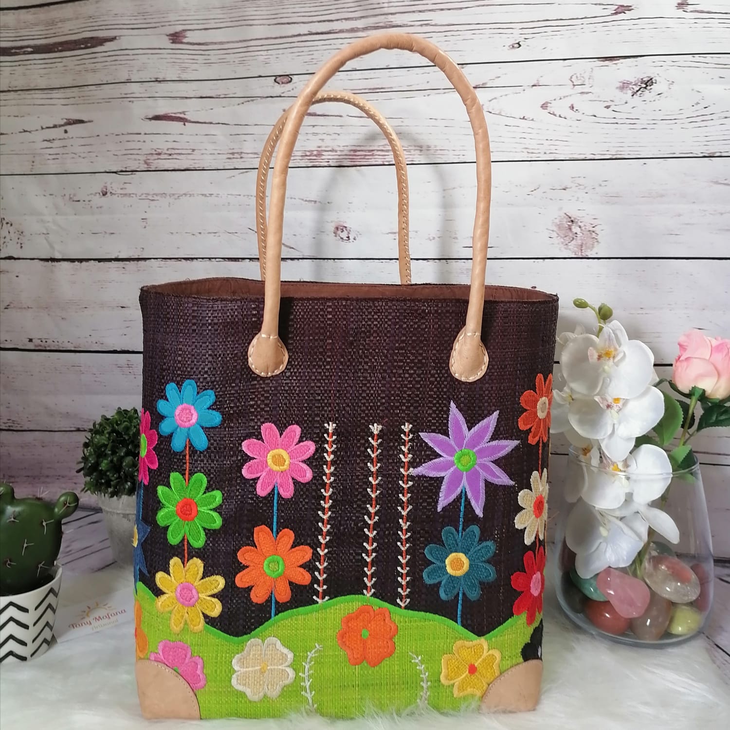 panier fleurs de champs