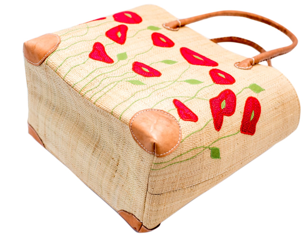 Panier Penjy Coquelicot-Artisanat
