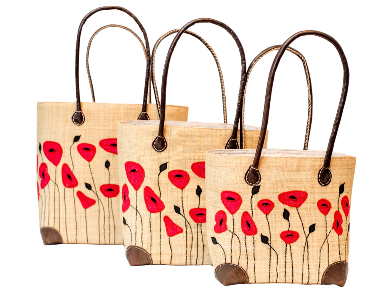 Panier Penjy Coquelicot – Artisanat