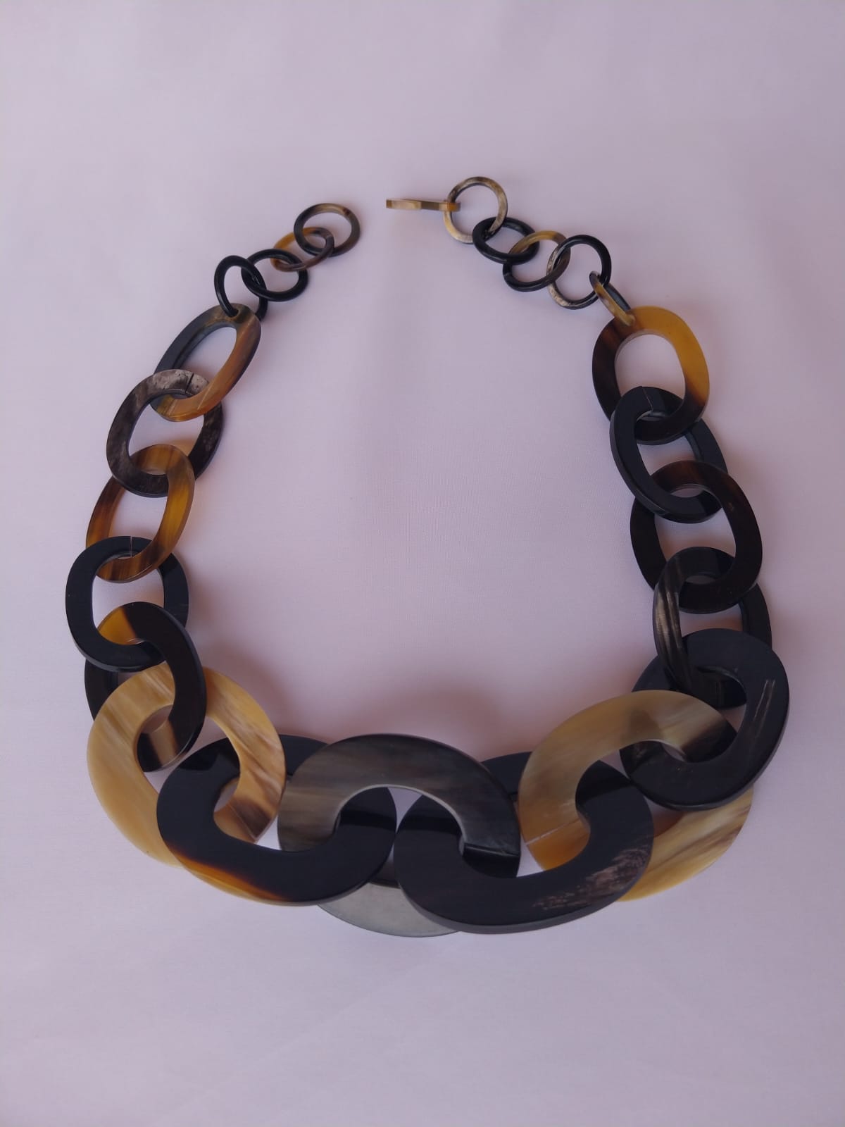 Sautoir M en corne de Zébu-Artisanat(3)