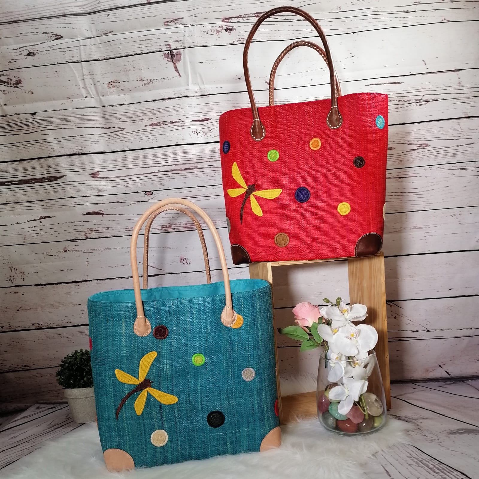panier papillons