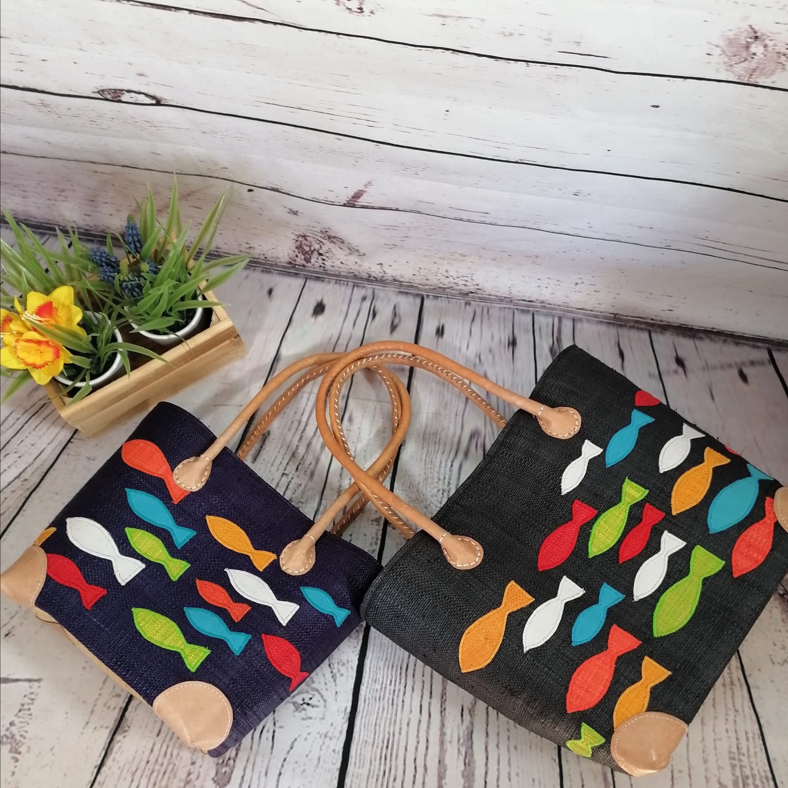 paniers motifspoissons (2)
