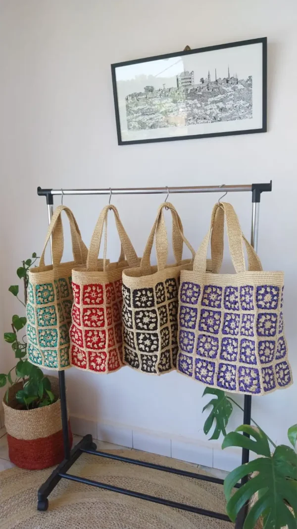 Sac raphia “Iantso”
