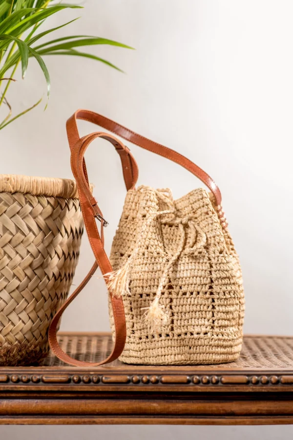 Sac raphia “Milay”