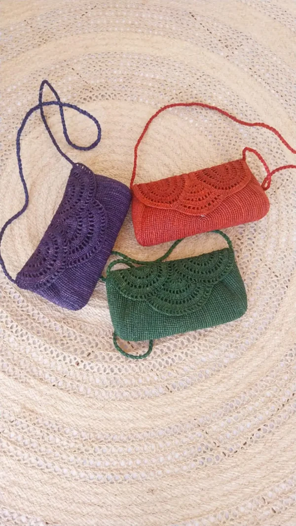 Pochette Bandoulière Raphia “Mioty”