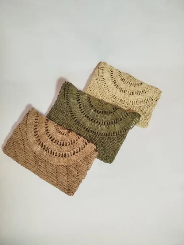 Pochette Raphia “Henika”