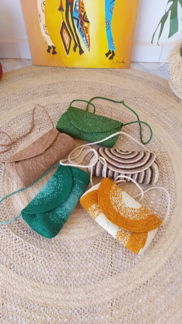 Pochette Bandoulière Raphia “Nofy”