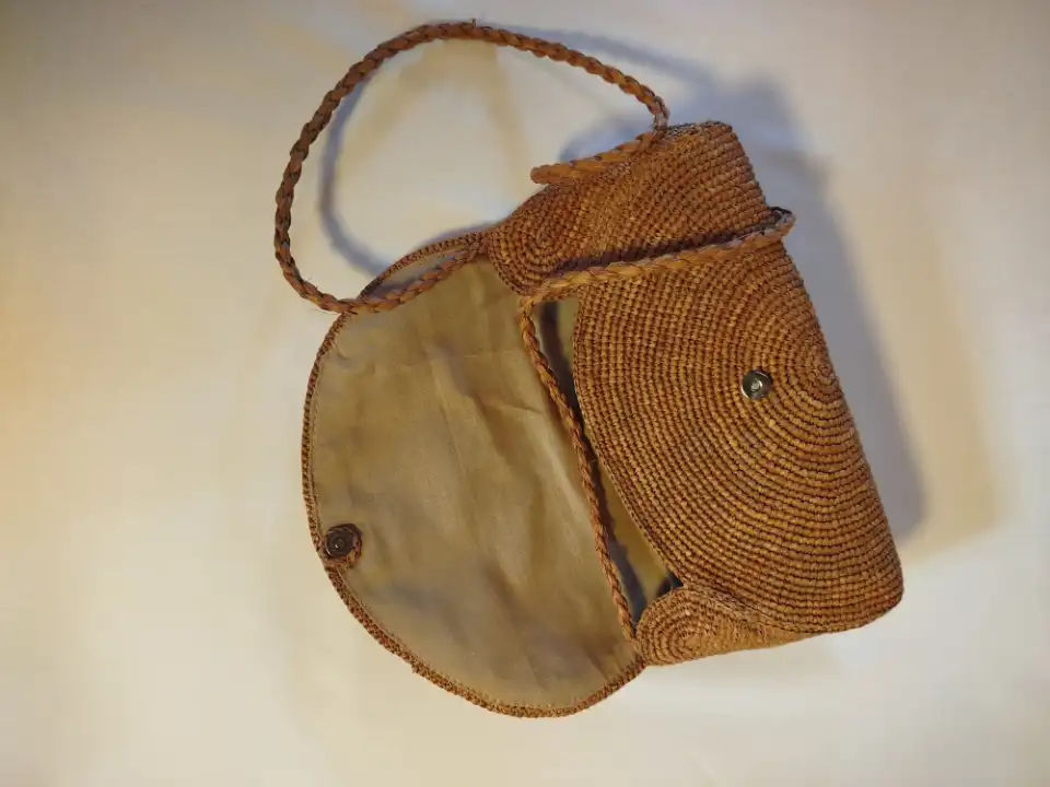 Pochette raphia Artisanat (1)