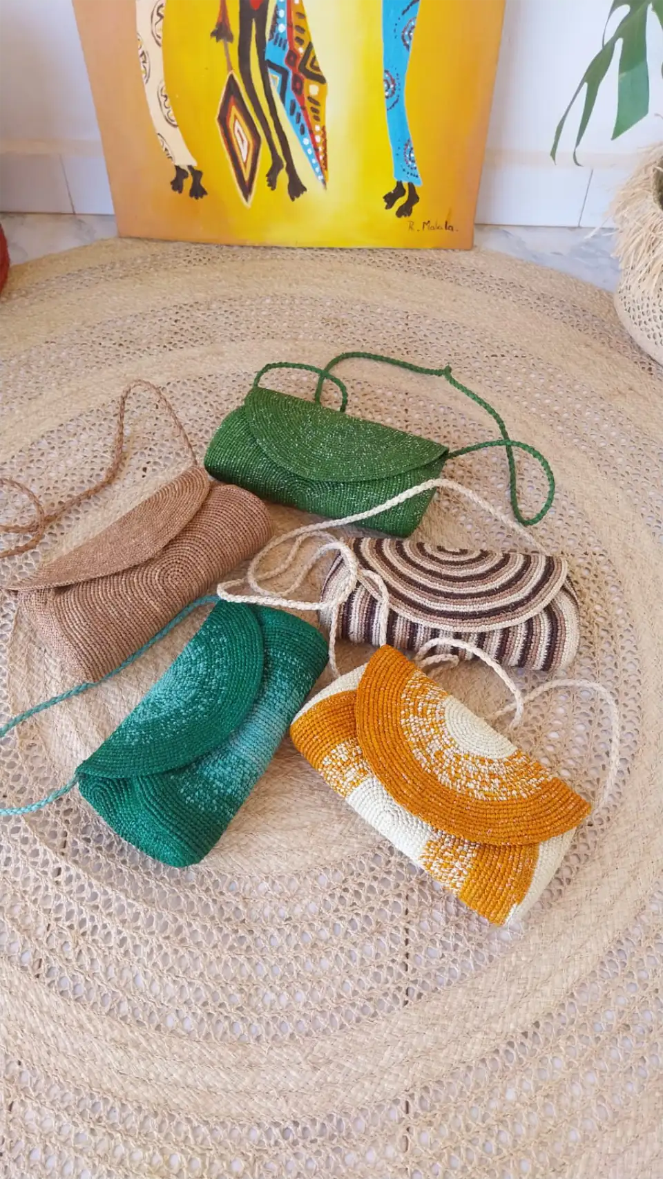 Pochette Raphia