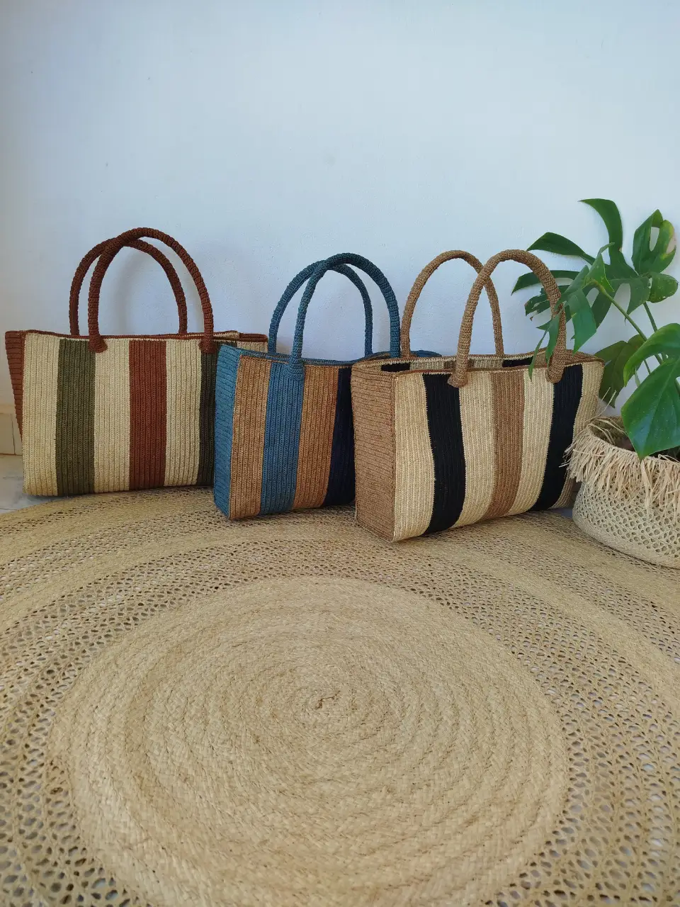 Sac Raphia artisanat Malagasy