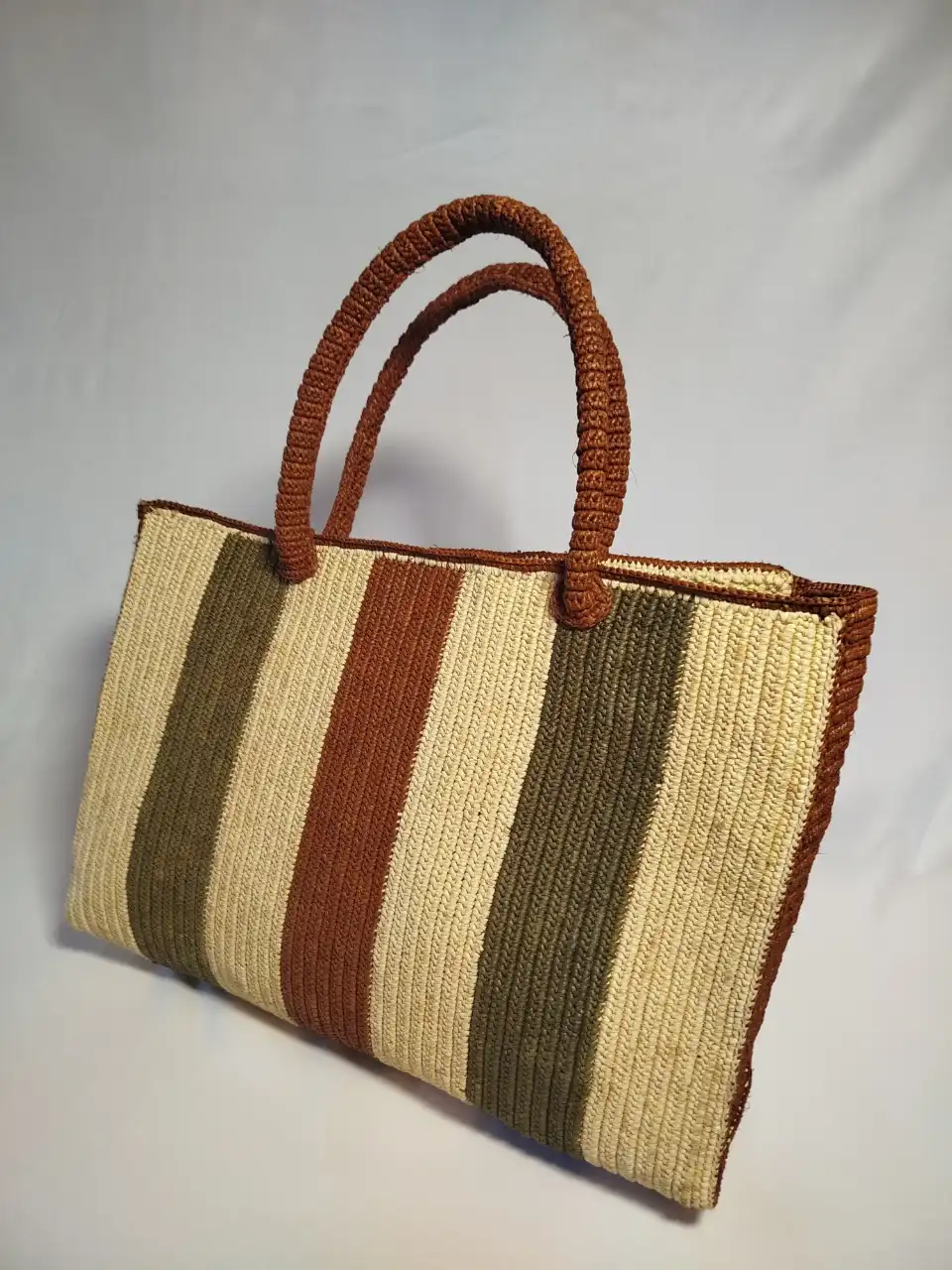 Sac Raphia Rayure (1)