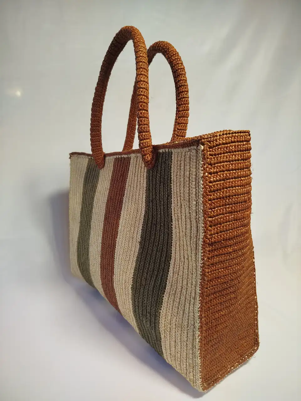 Sac Raphia Rayure (2)