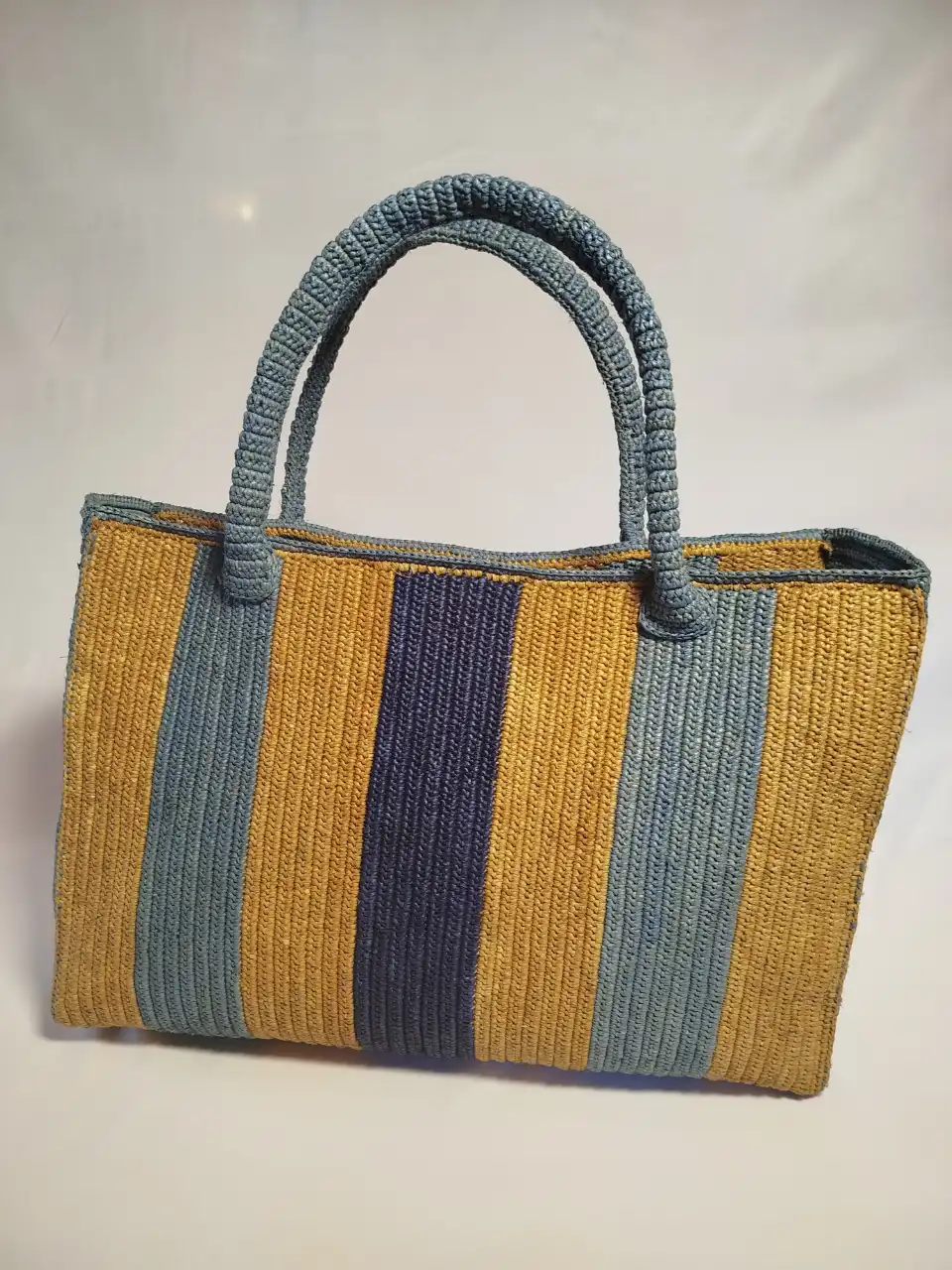 Sac Raphia Rayure (3)