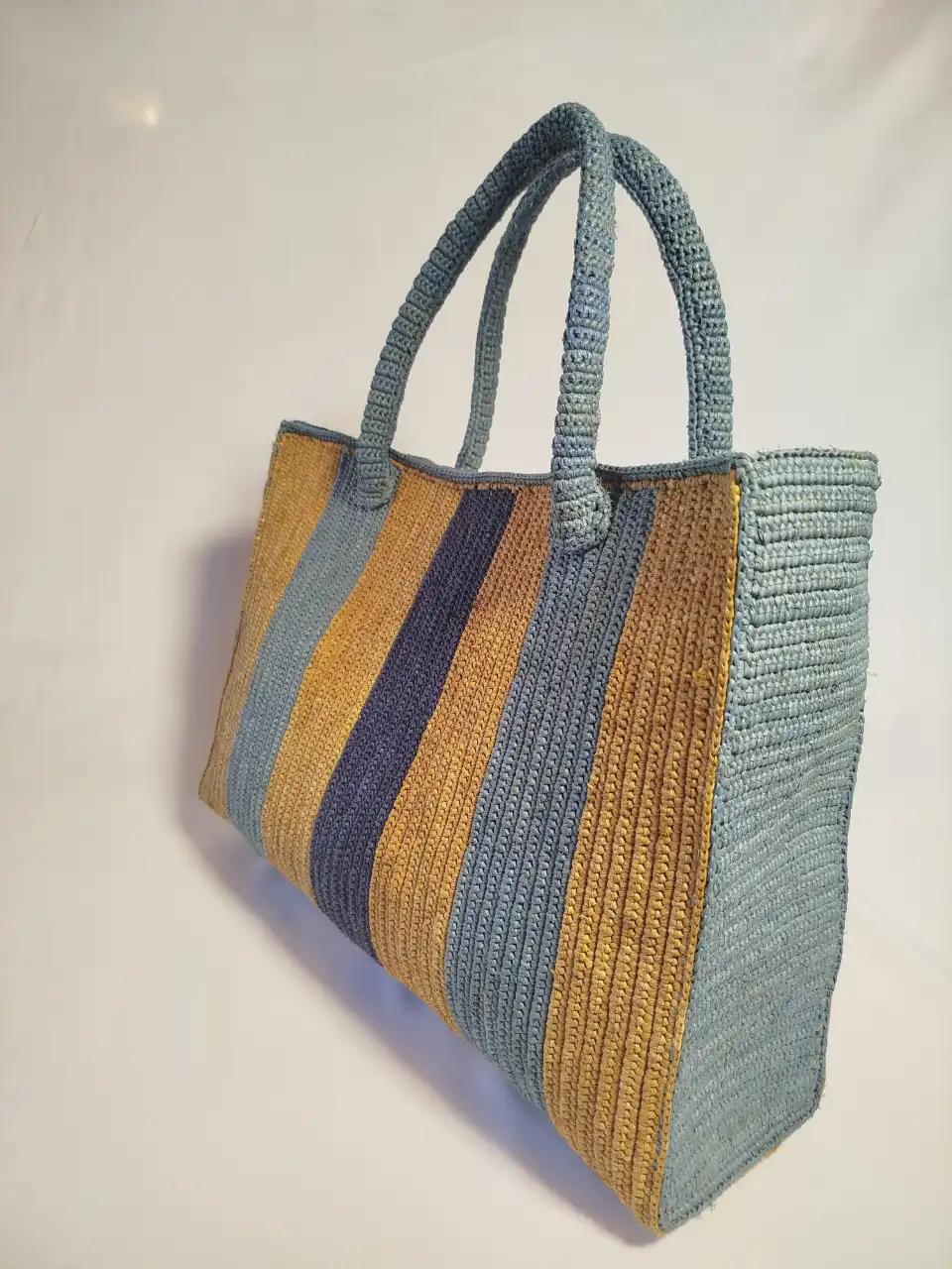 Sac Raphia Rayure (4)