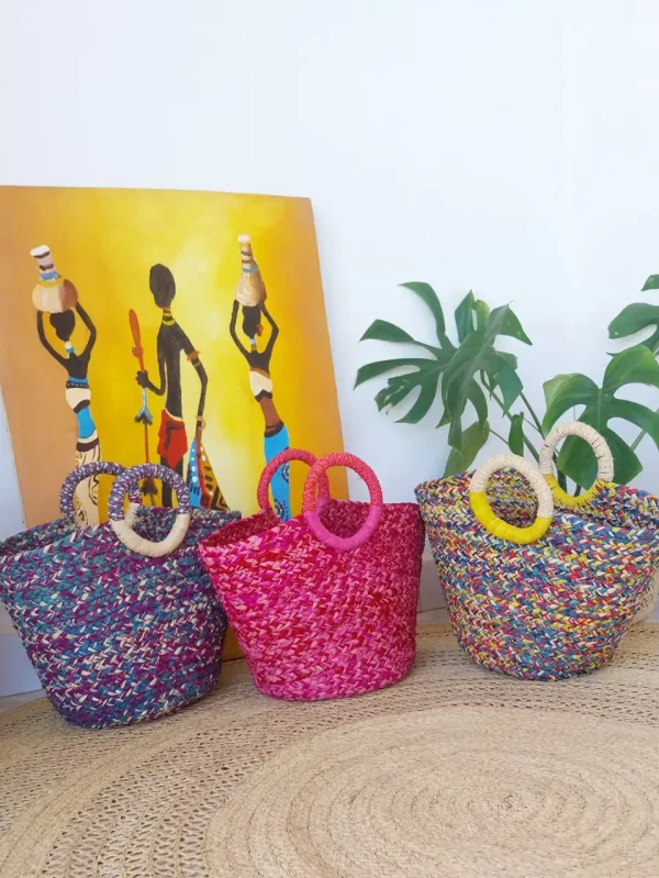 Panier Raphia Tressé