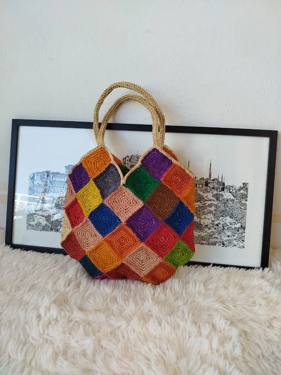 Sac Raphia Artisanat (1)