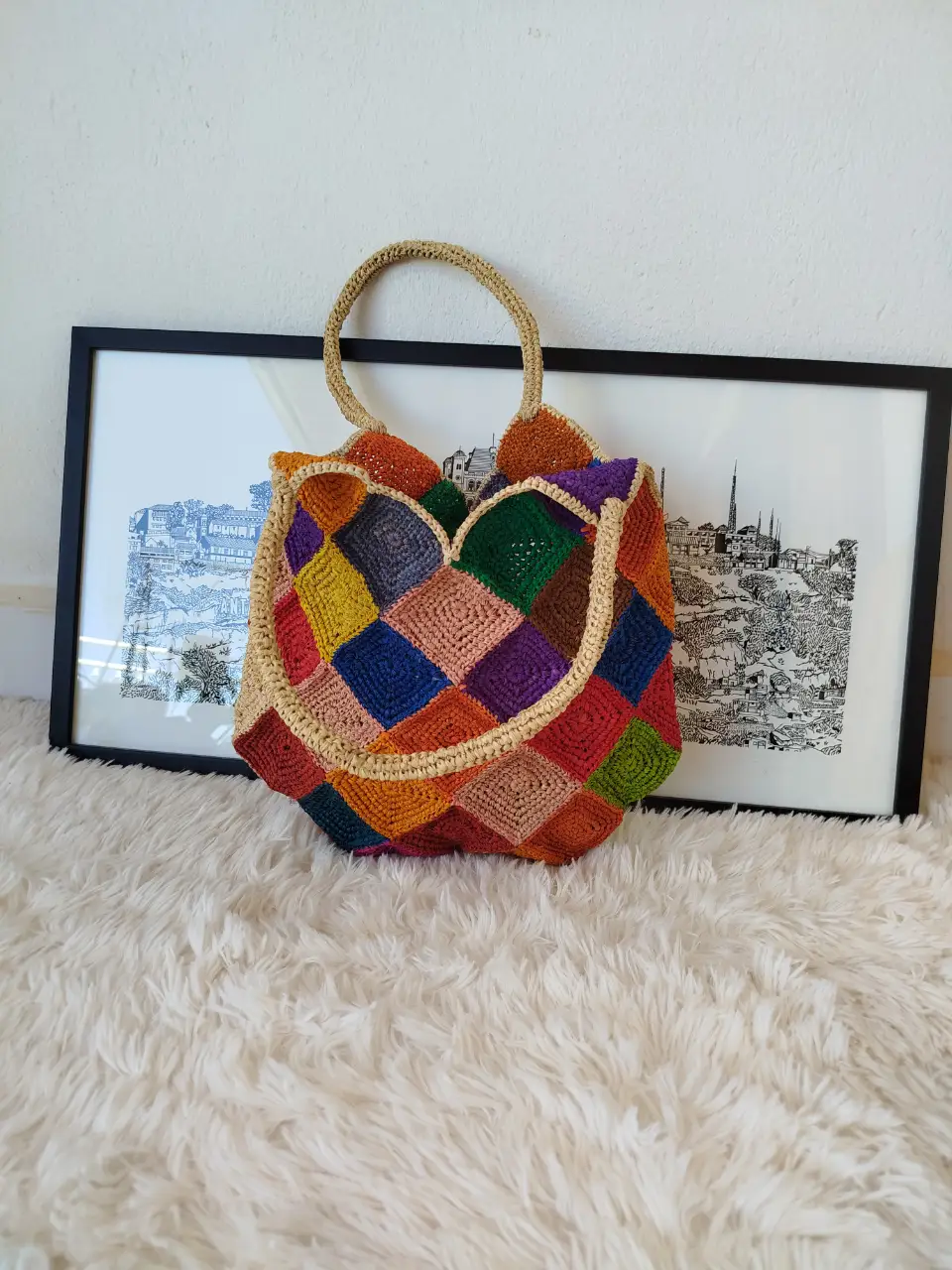 Sac Raphia Artisanat (2)