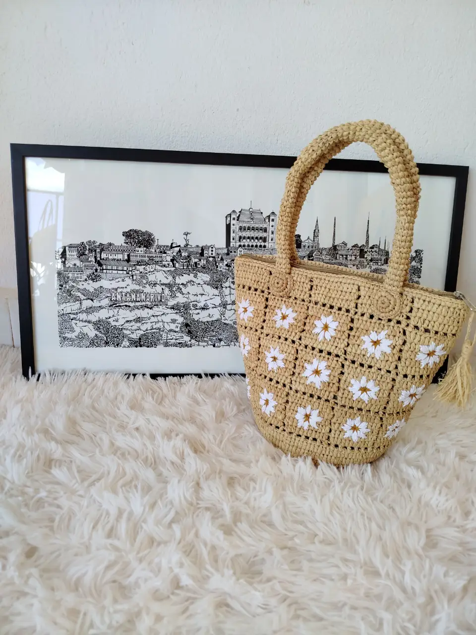 Sac Raphia Brodé (3)